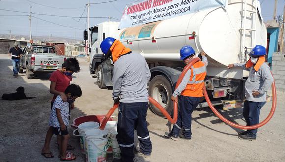 Shougang Hierro Perú lleva agua de Nazca a hogares vulnerables de Marcona