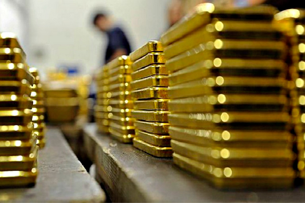 producción de oro
