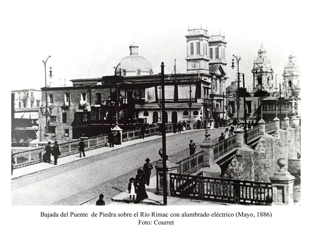 1886 alumbrado publico Lima