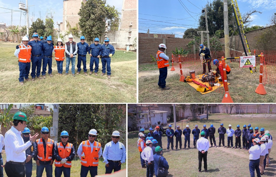 Especialistas en trabajos con tensión de Hidrandina representarán al Perú en certamen internacional