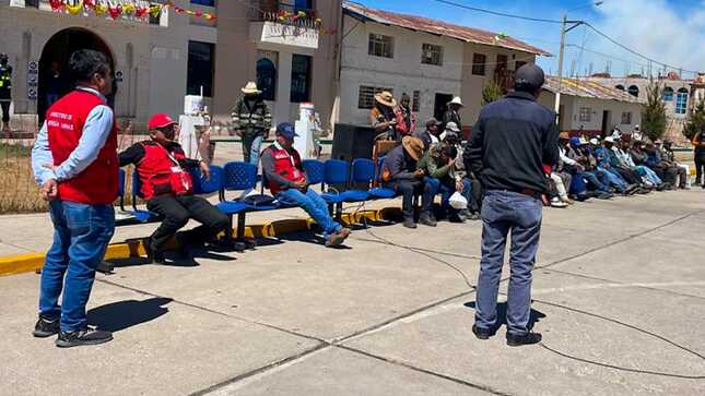 Espinar Representantes de Coporaque levantan medida de fuerza tras alcanzar acuerdos con minera Las Bambas