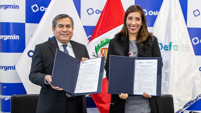 Osinergmin y Oefa firman convenio de cooperación interinstitucional