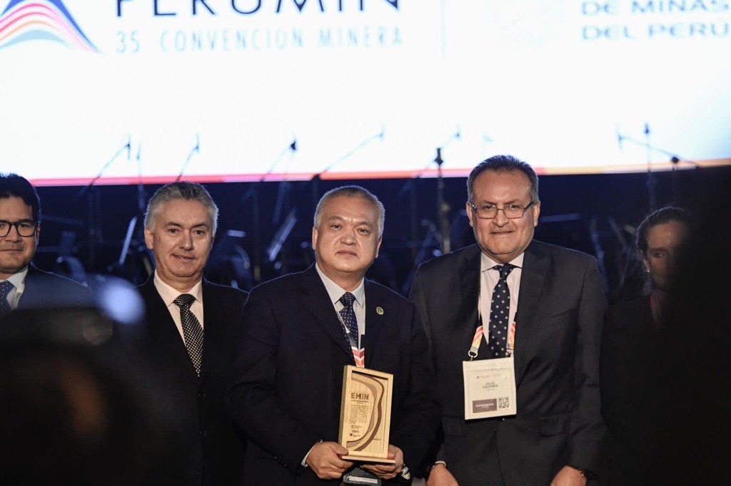 PERUMIN 35 Chinalco Perú obtuvo el premio Excelencia Minera