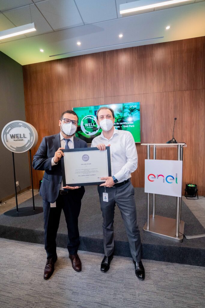 Enel Perú es la primera empresa peruana en recibir certificación Well Platinum