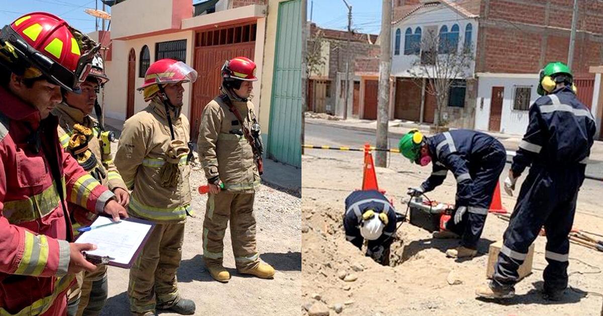 Petroperú realiza simulacro de fuga de gas natural en Tacna