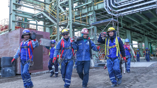 Empleo generado por la minería en 2022 registró el mayor promedio de la última década