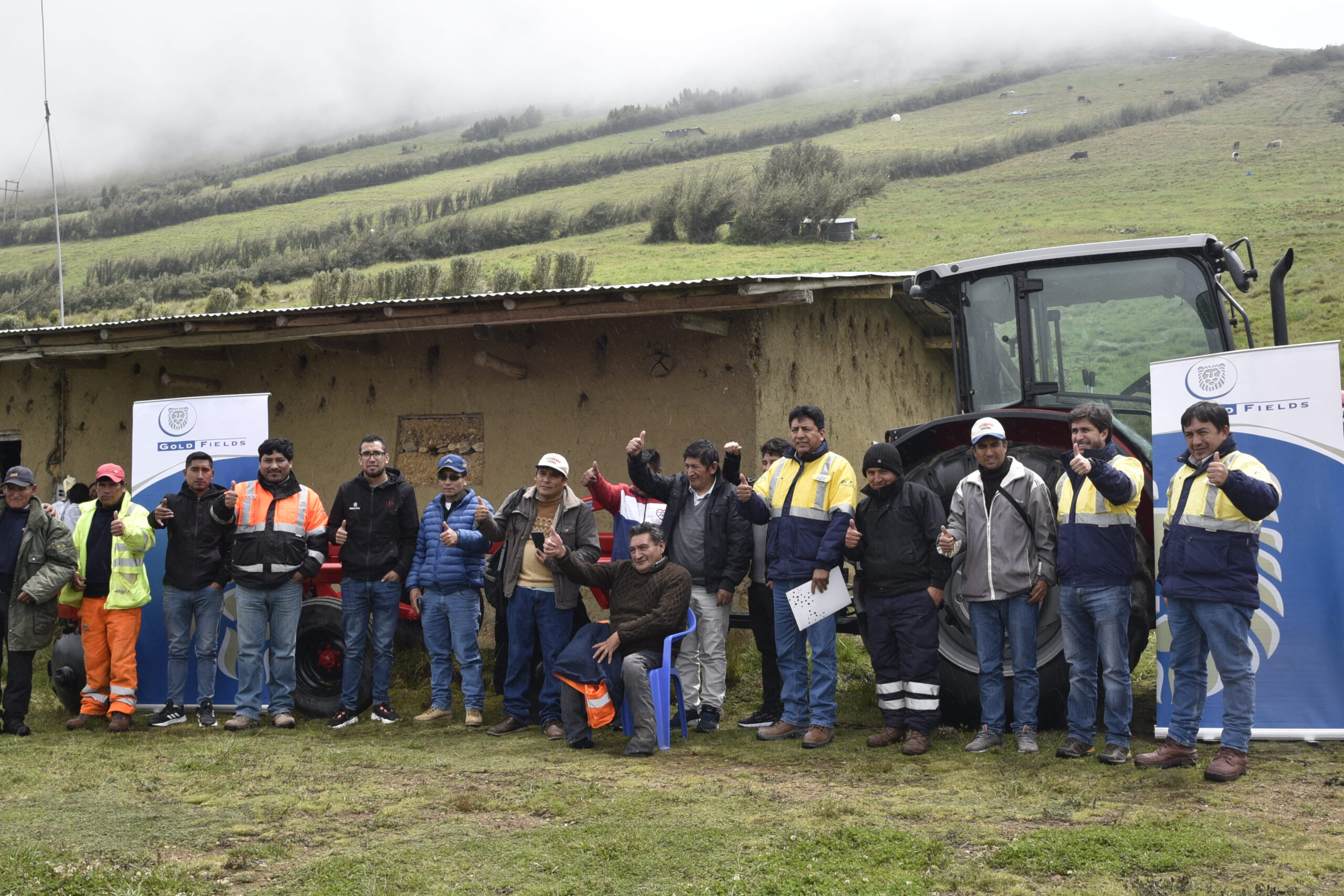 Gold Fields contribuye al mejoramiento del sector agrícola y ganadero en el Caserío de Alto Coymolache