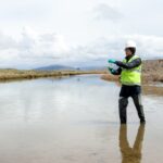 Pasco AMSAC realiza monitoreo de agua en el proyecto Delta Upamayo
