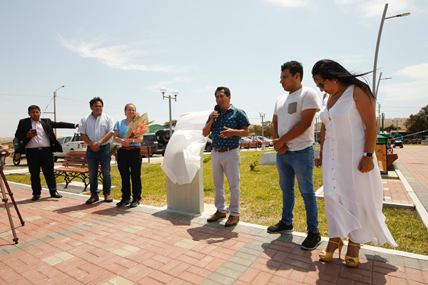 Se inaugura la moderna Plaza de Armas de Puerto Huarmey