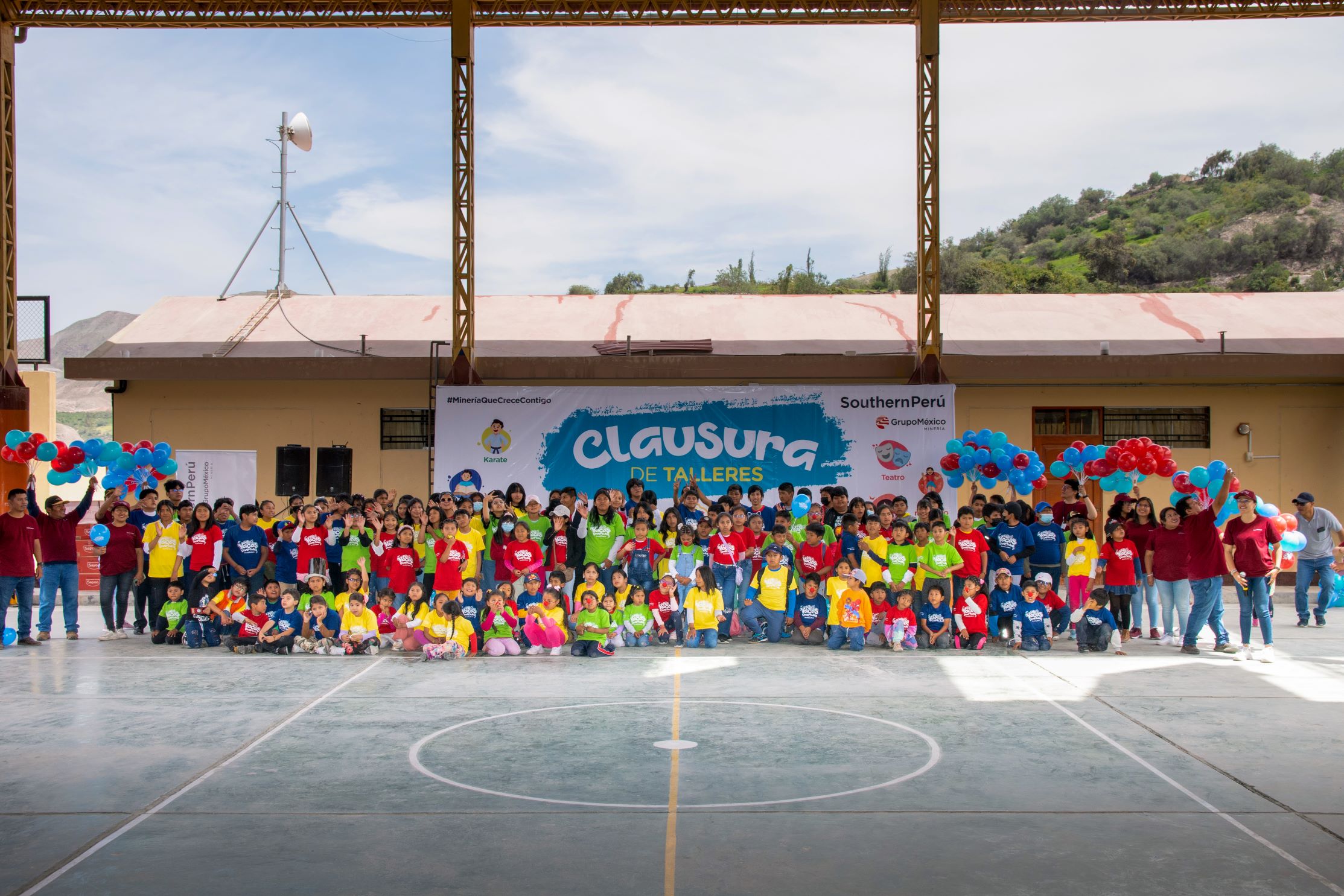 Southern perú clausura programa de vacaciones útiles