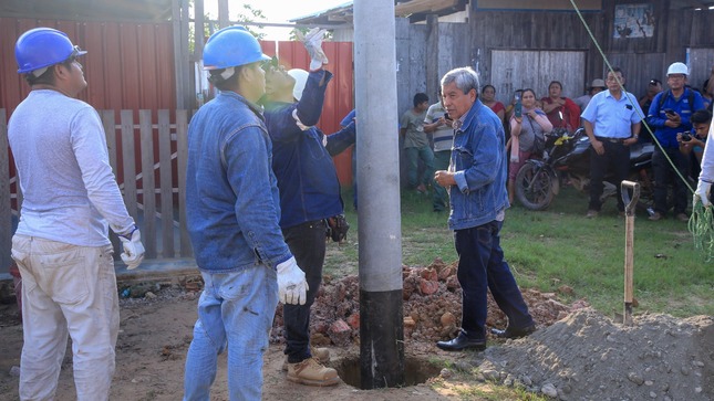 MINEM dio inicio a las obras para la construcción de proyecto de electrificación rural en Ucayali