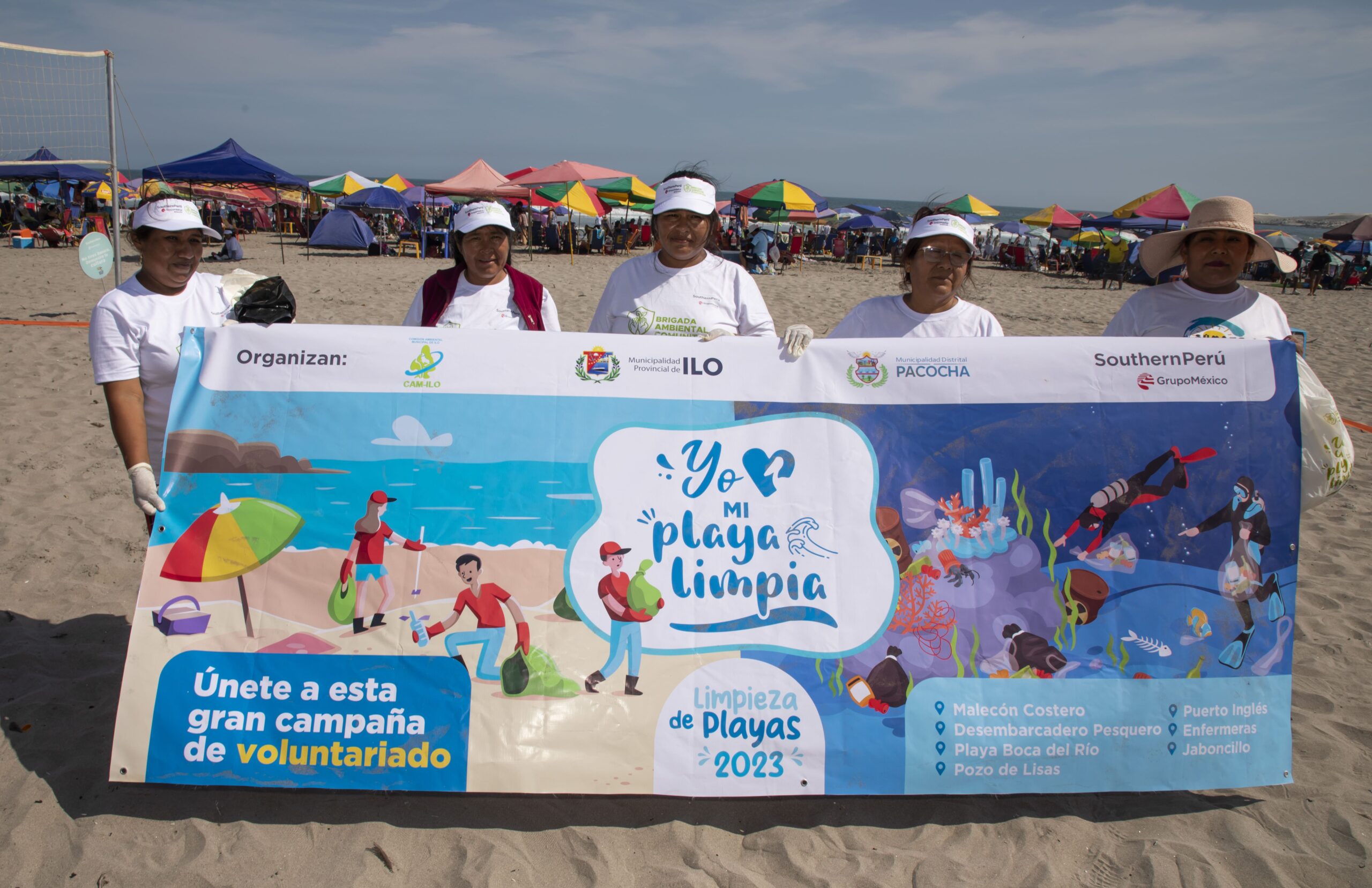 Southern Perú impulsa campaña “Yo amo mi playa limpia” en el litoral de Ilo