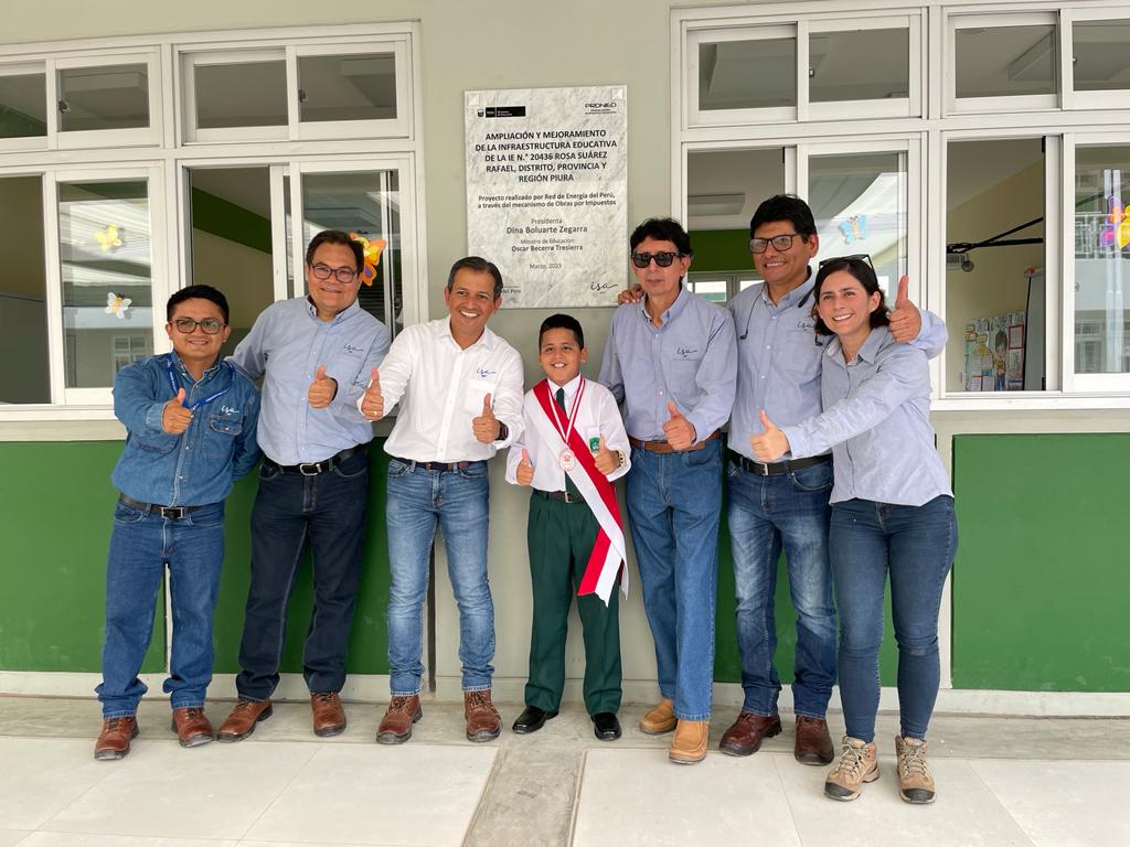 ISA REP inaugura colegio “Rosa Suárez Rafael” en beneficio de 354 estudiantes de Piura de inicial y primaria