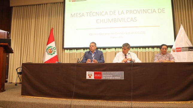 MINEM Mesa de Desarrollo de Chumbivilcas arriba a importantes acuerdos