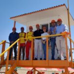 Primax Gas implementa tres casetas de salvamento para el balneario de Pimentel