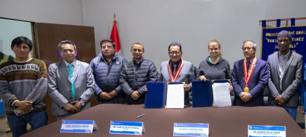 Universidad Nacional Santiago Antúnez de Mayolo y Antamina firman convenio marco de cooperación institucional