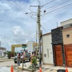 Ensa cambia redes eléctricas en urbanización La Ensenada