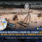 Fiscalía recuperó dinero de la minería ilegal