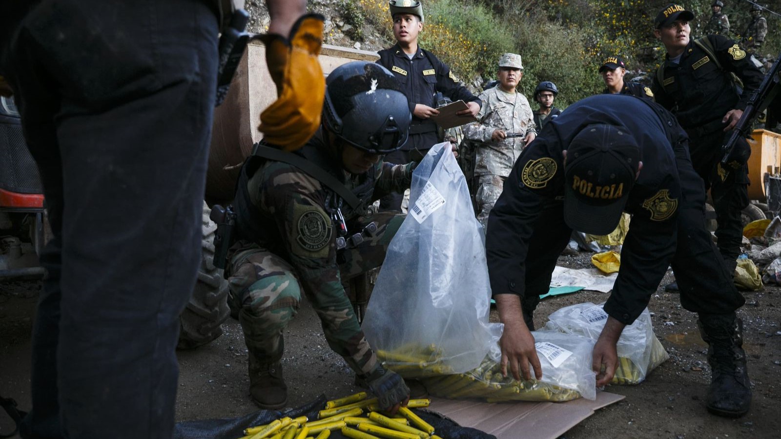 Pataz con acciones militares