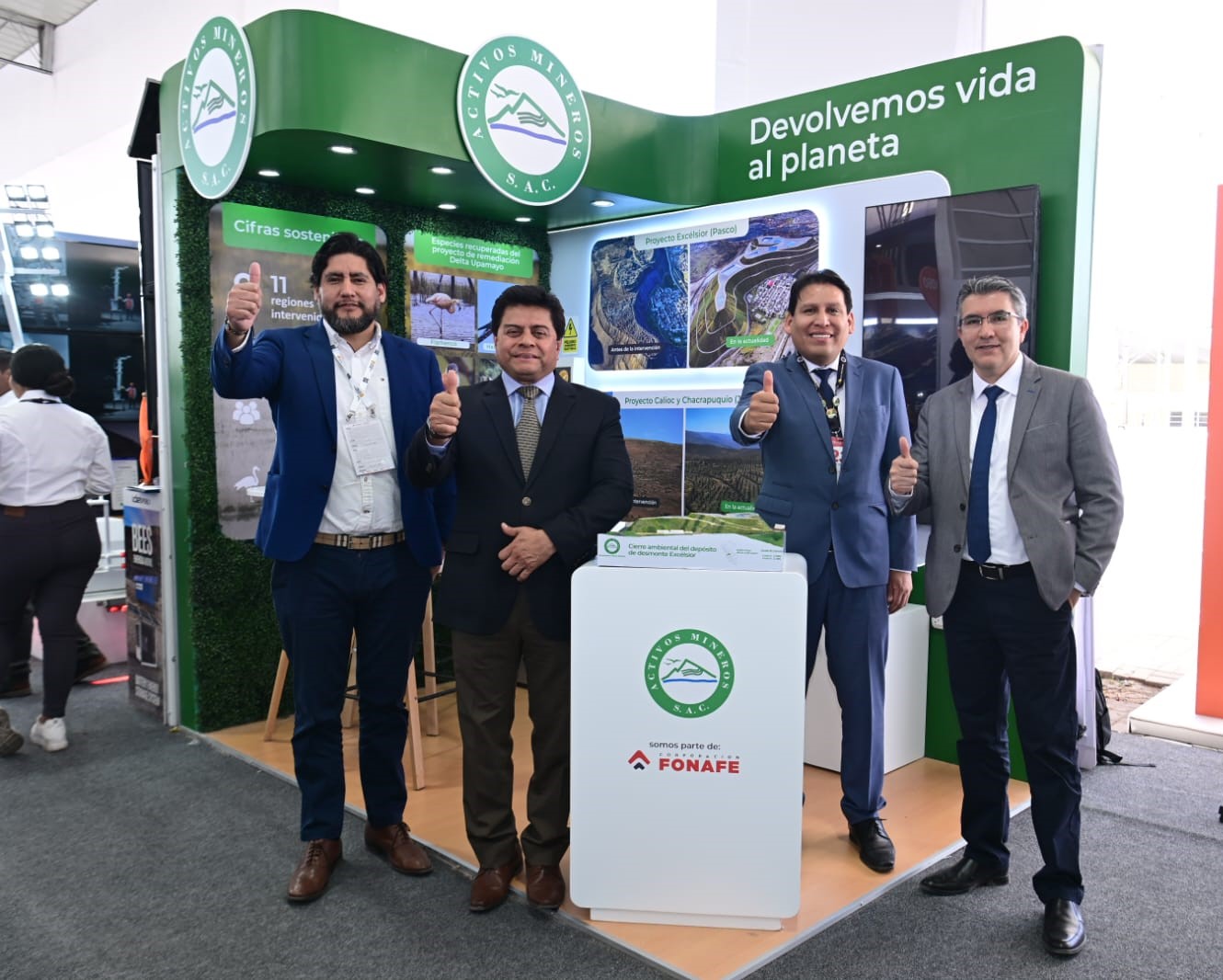 Stand de AMSAC en perumin