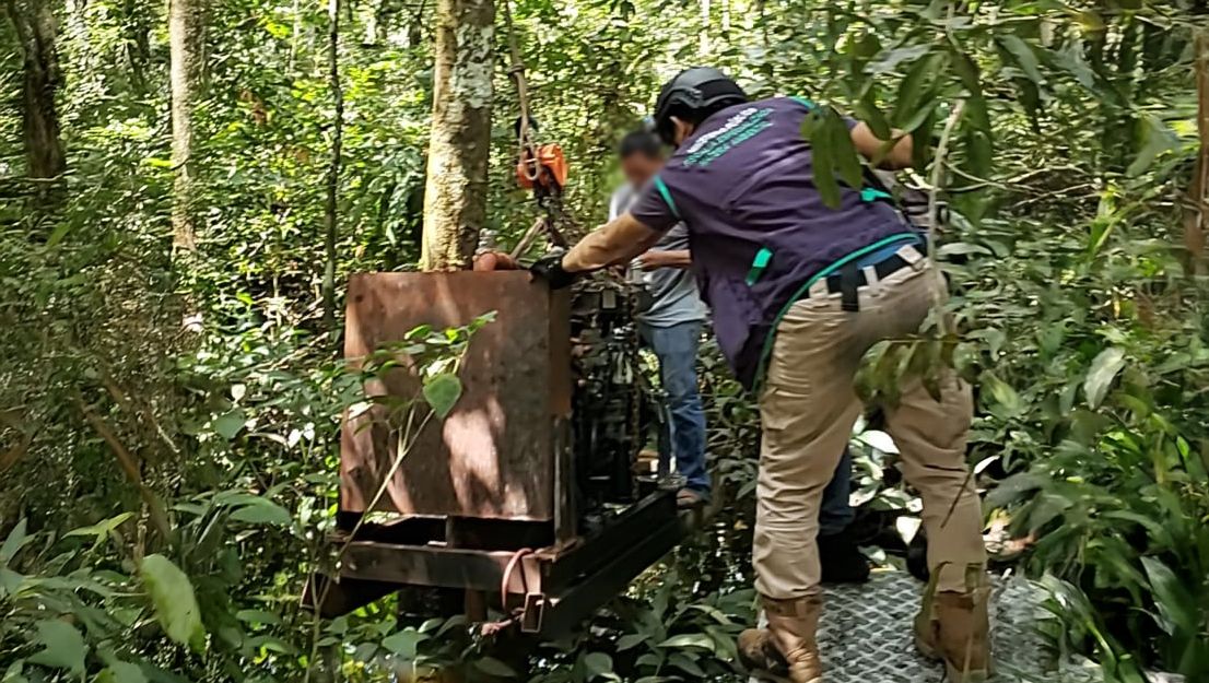 Operativo contra la minería ilegal
