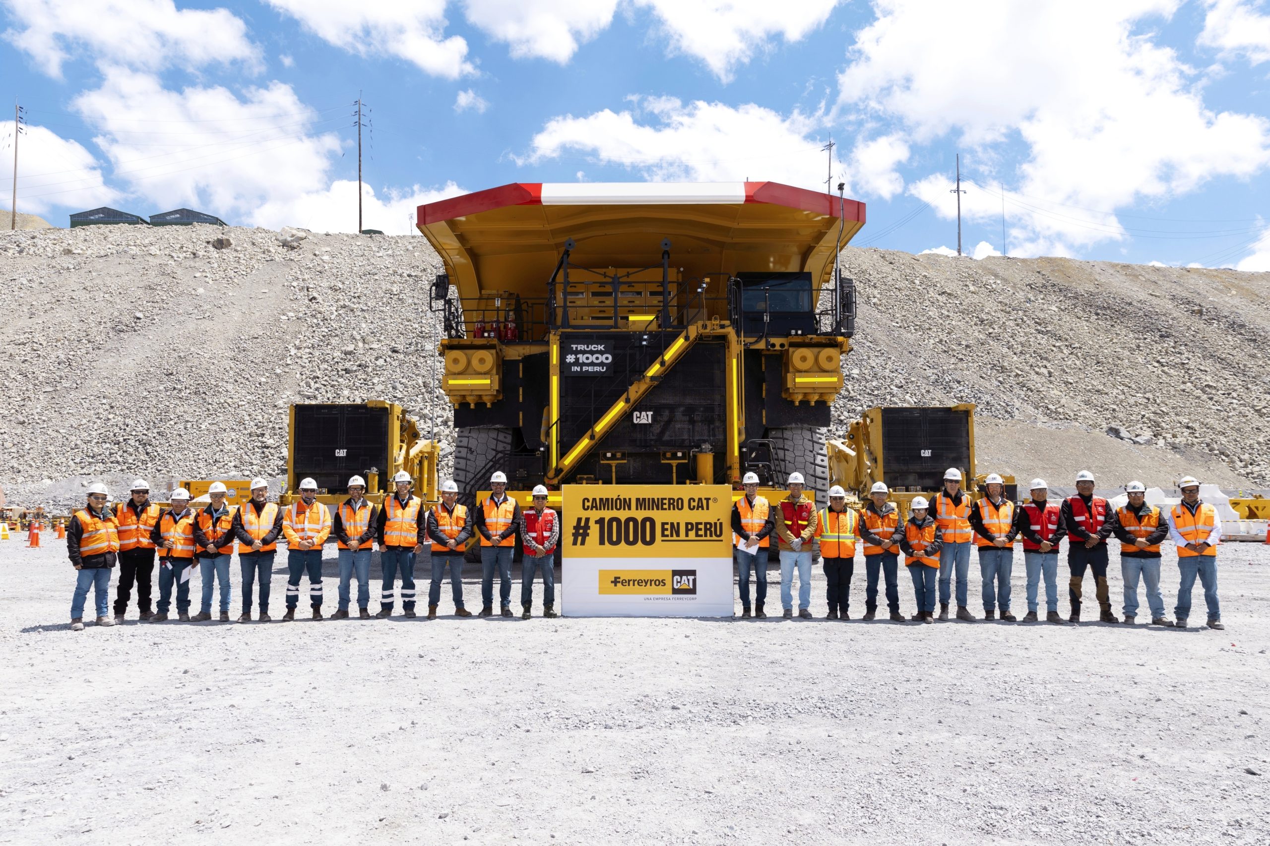 Camión 1,000 de Caterpillar en el Perú
